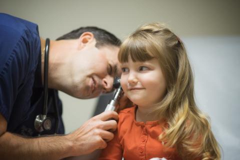 Elliot Meyers with patient